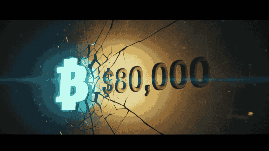 Bitcoin resistenza 80000 dollari analisi on-chain