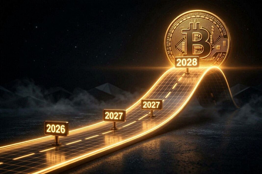Roadmap Bitcoin 2028 proiezioni matematiche legge di proporzione target prezzo