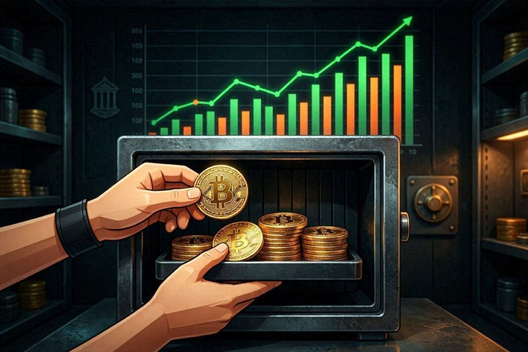 Smart money Bitcoin accumulo long term holder record