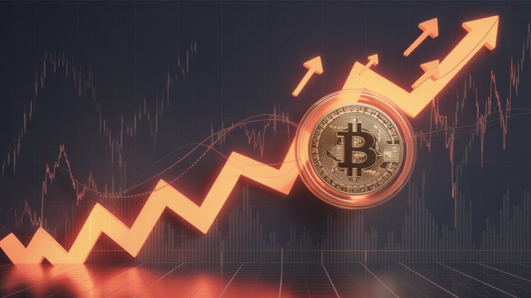 Correzione di Bitcoin: deflussi ETF e trend strutturale, banda del modello