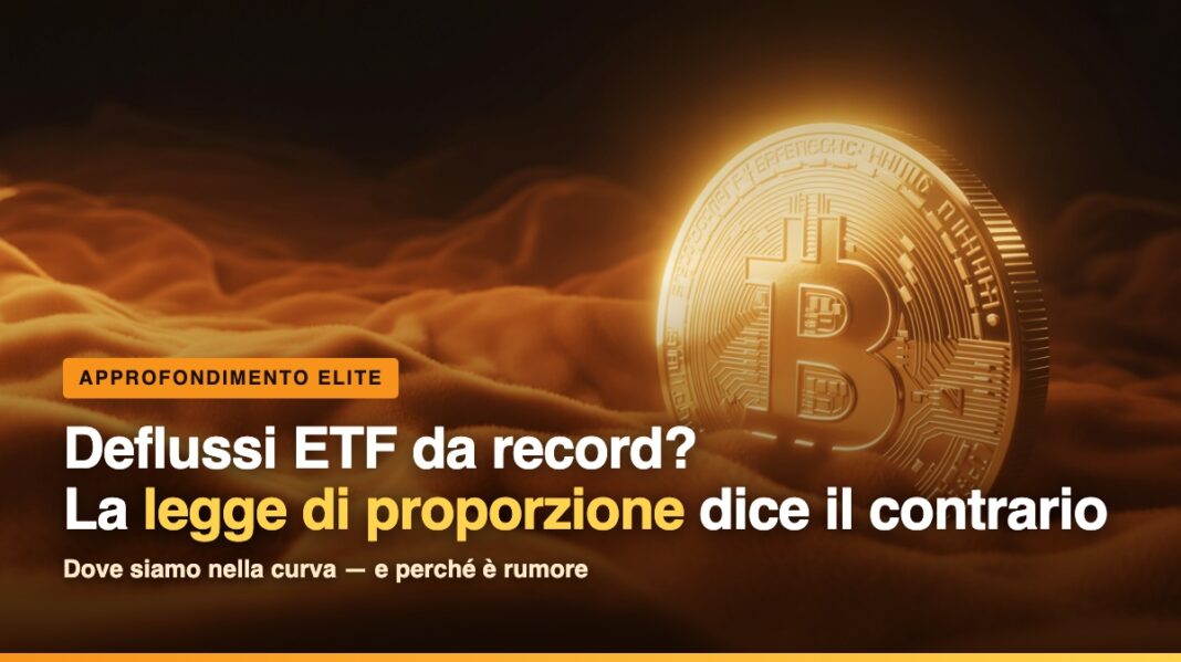 deflussi-etf-legge-proporzione-v2 Bitcoin dorato enigmatico tra luce e foschia: deflussi ETF e legge di proporzione