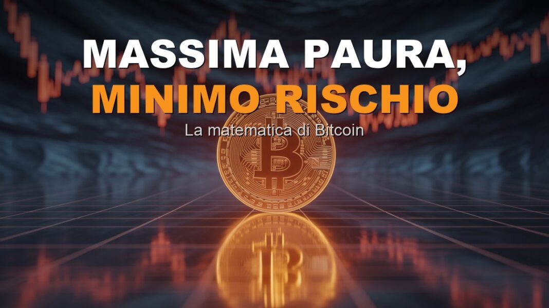 Massima paura su Bitcoin, rischio minimo: la matematica di Bitcoin