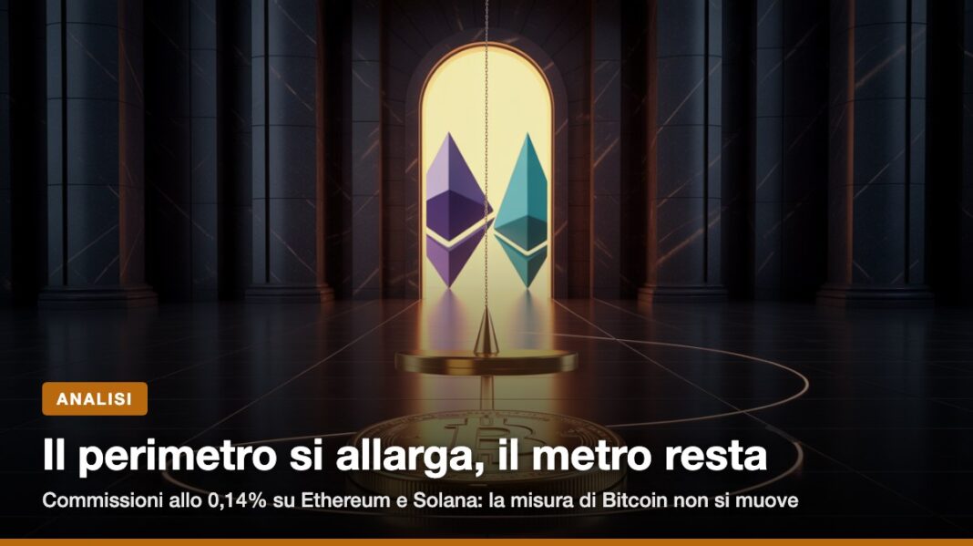Morgan Stanley quota prodotti indicizzati su Ethereum e Solana allo 0,14%, il giorno dopo la Fed e 401 milioni di liquid