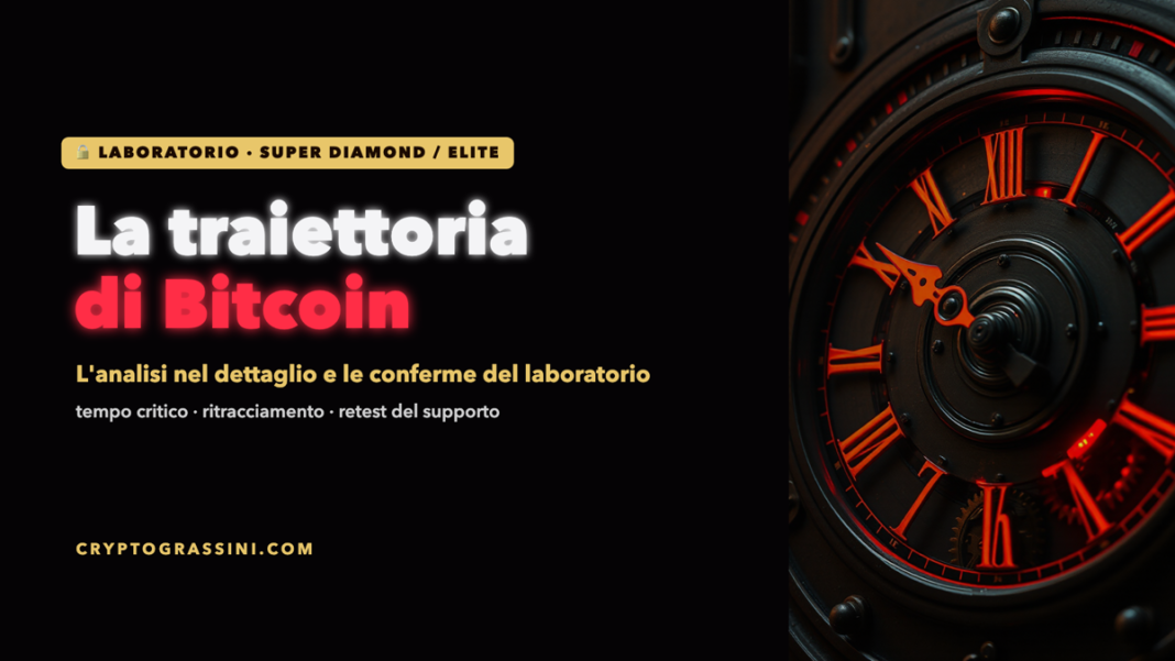 Come si muove Bitcoin: accelerazione angolare, tempo critico e traiettoria, il video del laboratorio CryptoGrassini