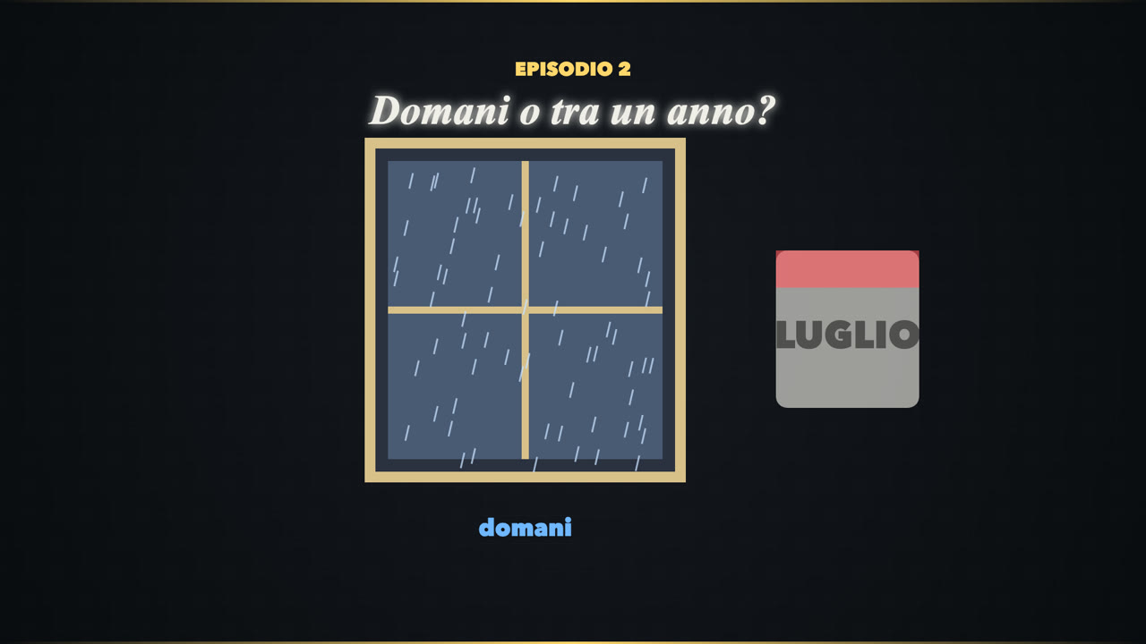 Episodio 2: Domani o tra un anno?